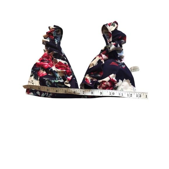 Cupshe Ruffle v neck bikini on sale, Layered Ruffle Boho Printed Deep V String B - Picture 7 of 15